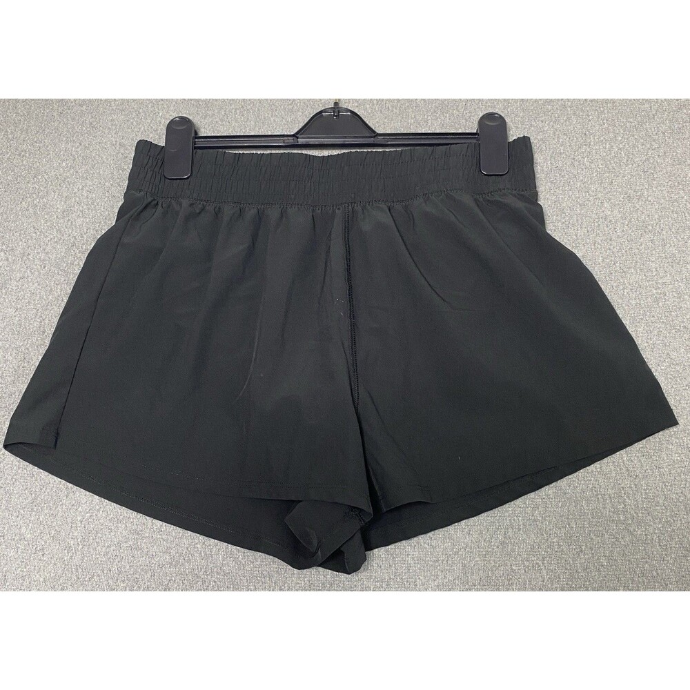 90 Degree by Reflex Black High Waisted Shorts Size XL